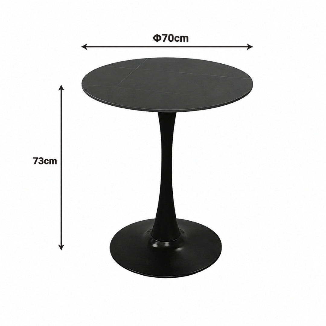 Violet - Црна керамичка HoReCa маса ф70cm