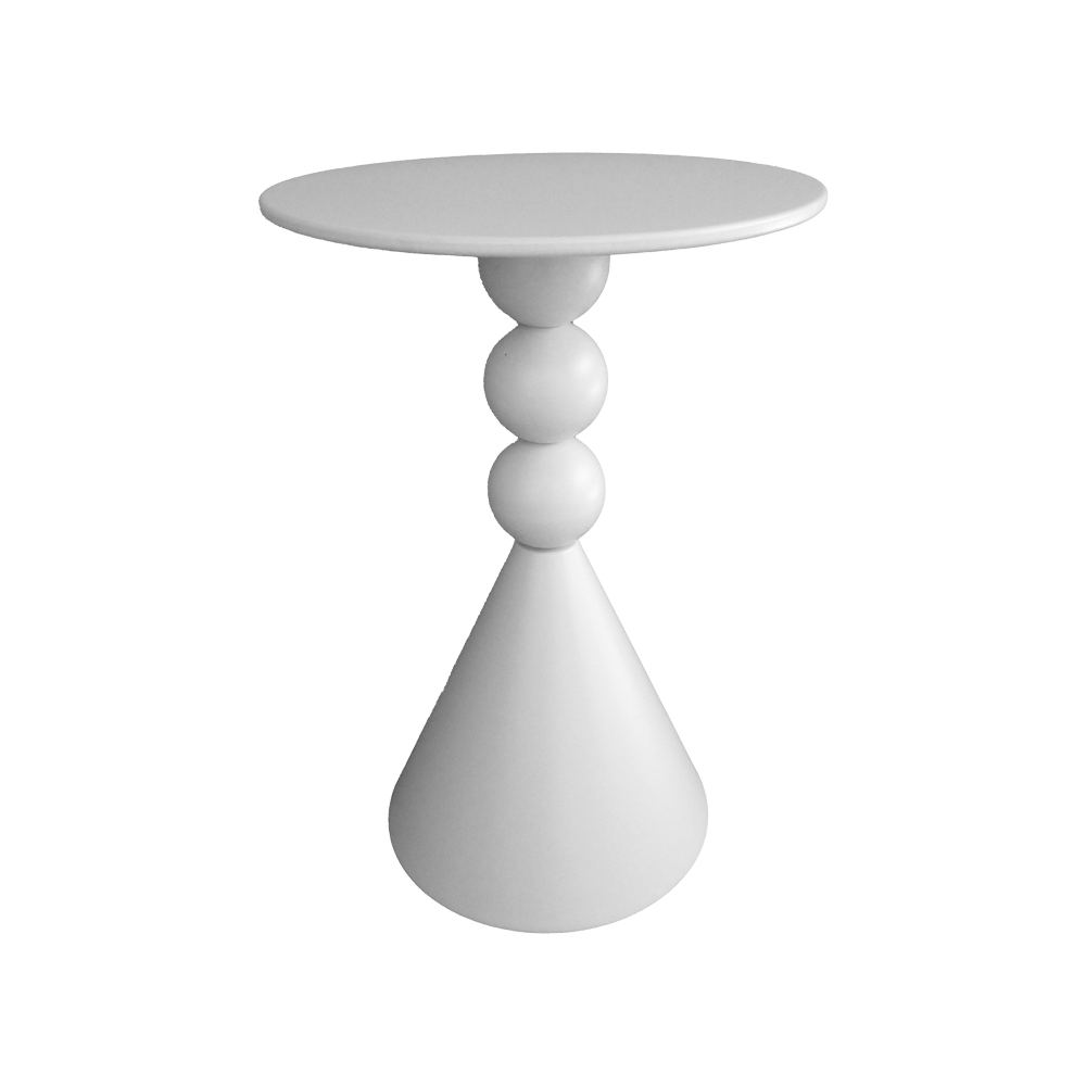 Bilane - Бела странична маса Ф39 cm