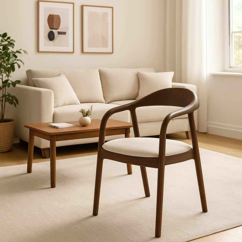 Indigo - Трпезариска Столица Dark Walnut