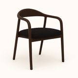 Indigo - Трпезариска Столица Dark Walnut