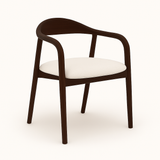 Indigo - Трпезариска Столица Dark Walnut