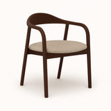 Indigo - Трпезариска Столица Dark Walnut