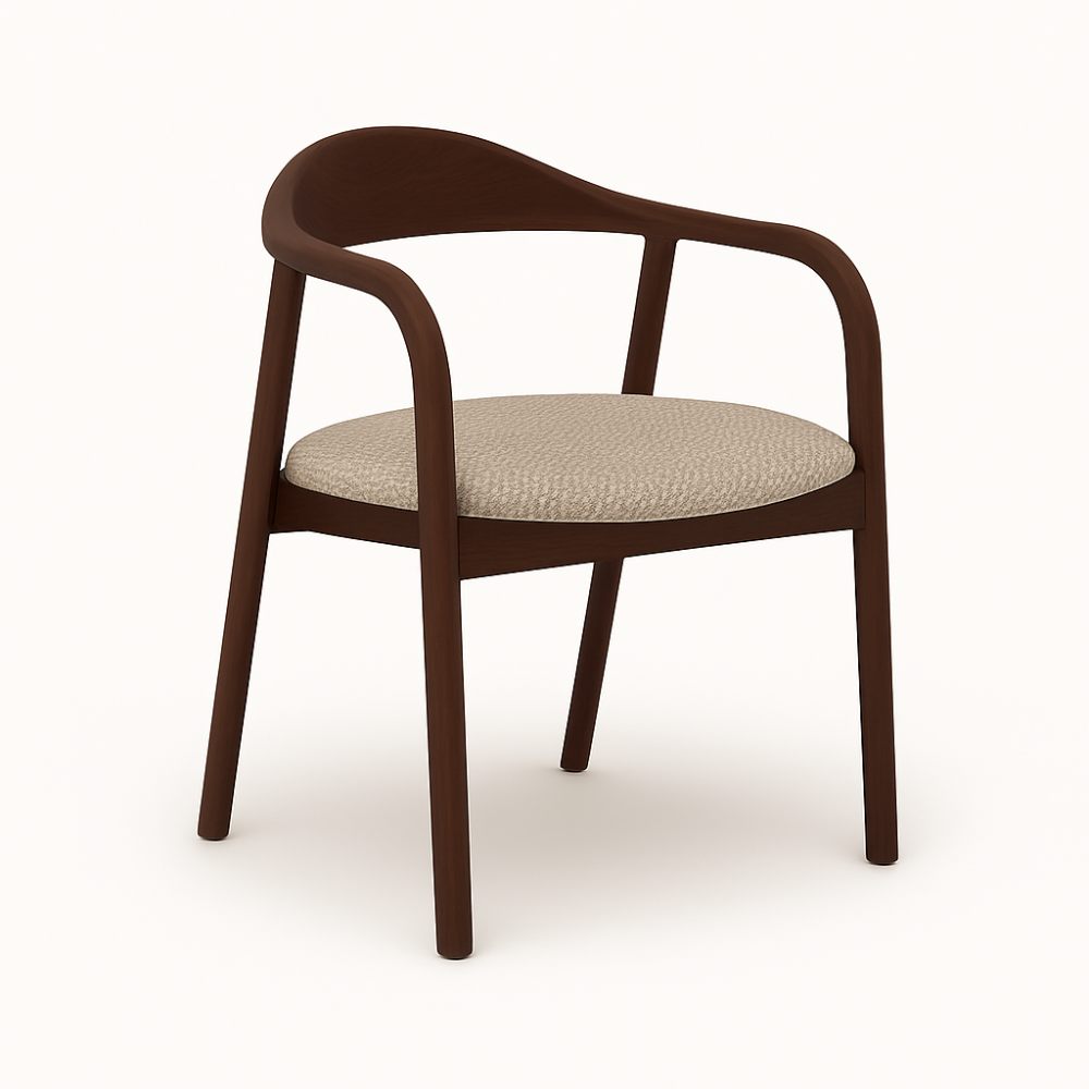 Indigo - Трпезариска Столица Dark Walnut