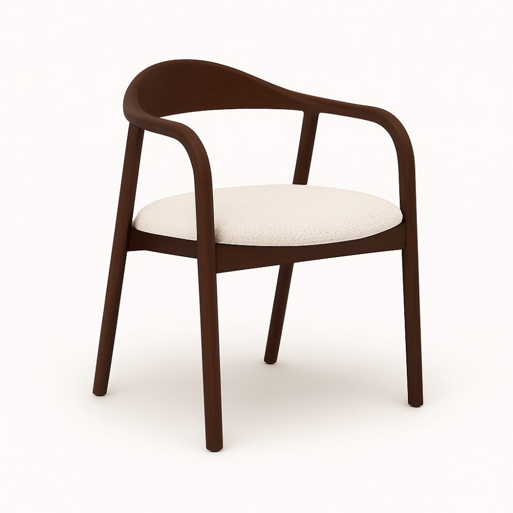 Indigo - Трпезариска Столица Dark Walnut