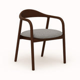 Indigo - Трпезариска Столица Dark Walnut