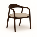 Indigo - Трпезариска Столица Dark Walnut