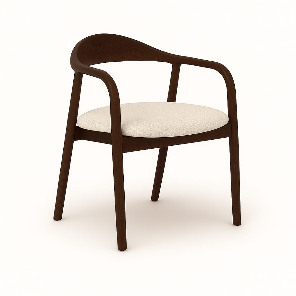 Indigo - Трпезариска Столица Dark Walnut