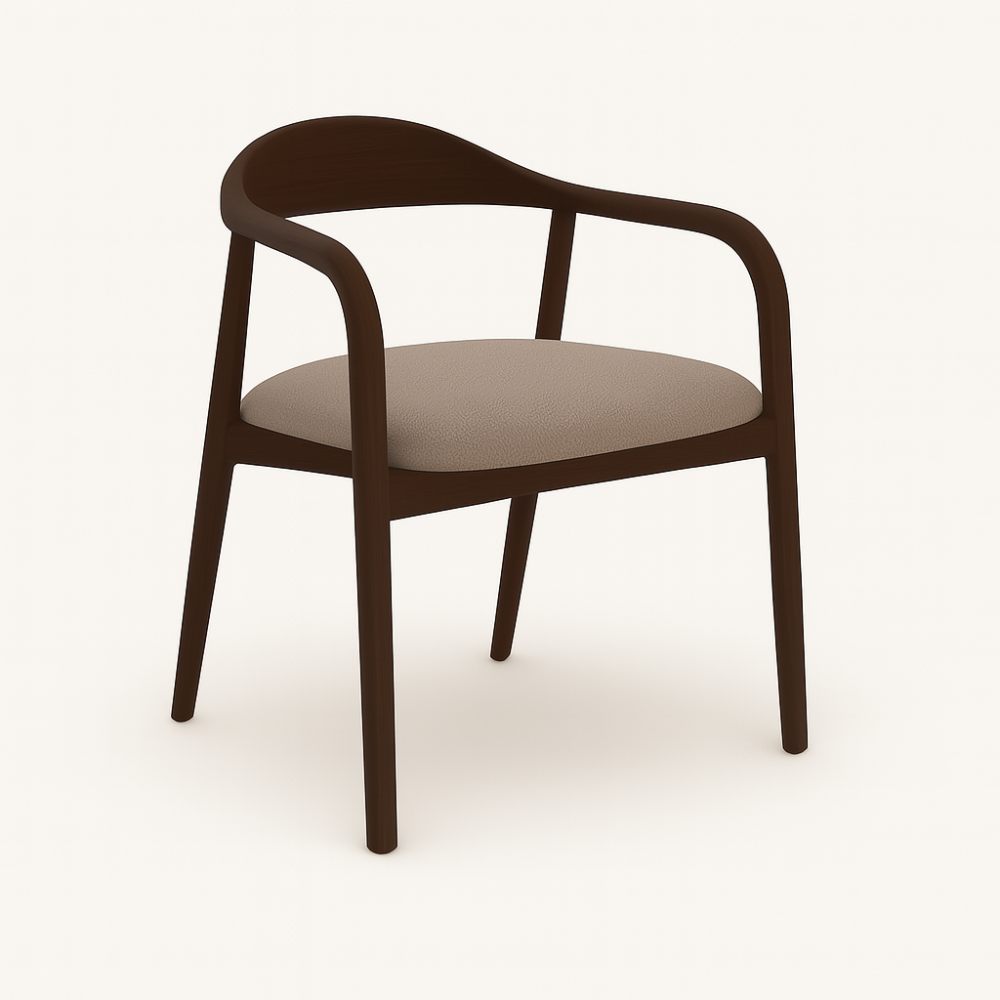 Indigo - Трпезариска Столица Dark Walnut