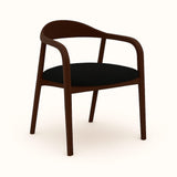 Indigo - Трпезариска Столица Dark Walnut