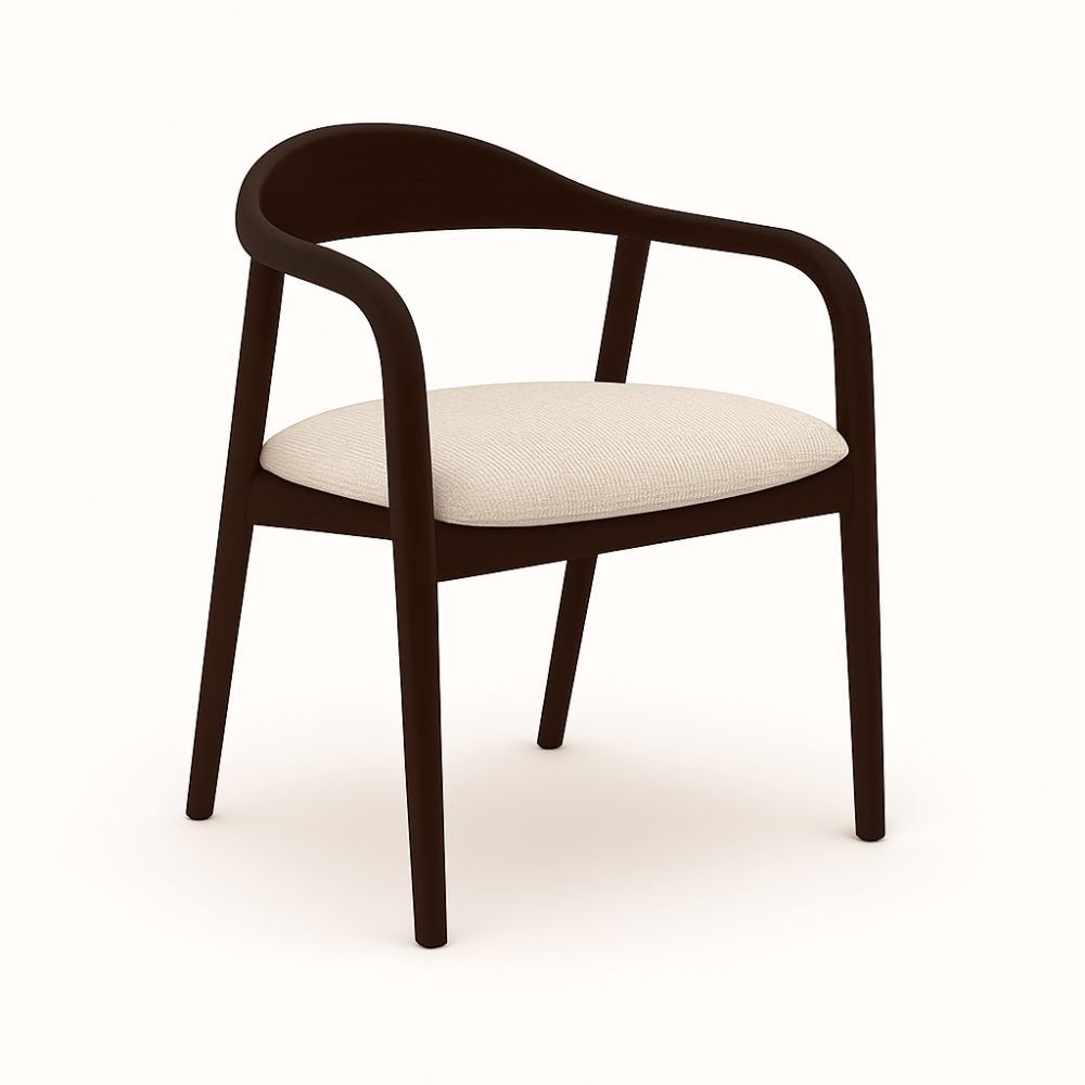 Indigo - Трпезариска Столица Dark Walnut