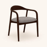 Indigo - Трпезариска Столица Dark Walnut