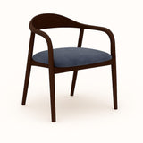 Indigo - Трпезариска Столица Dark Walnut