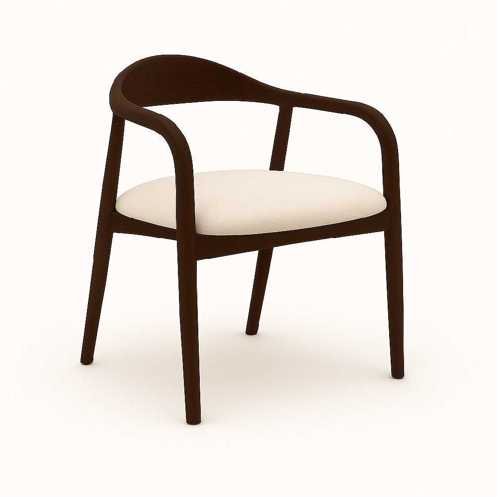 Indigo - Трпезариска Столица Dark Walnut
