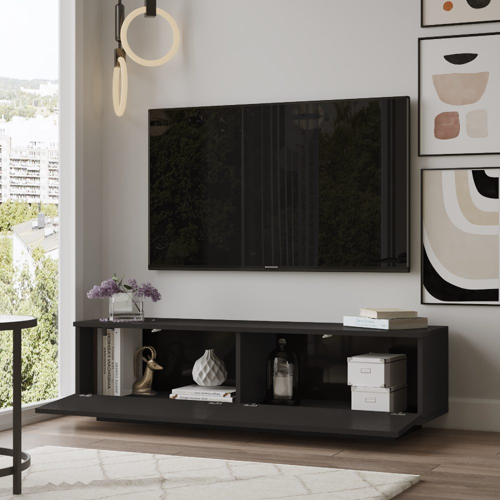 Josie • Црна ТВ Комода 140cm
